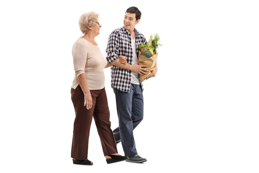 Boodschappen doen voor iemand die aan huis gebonden is