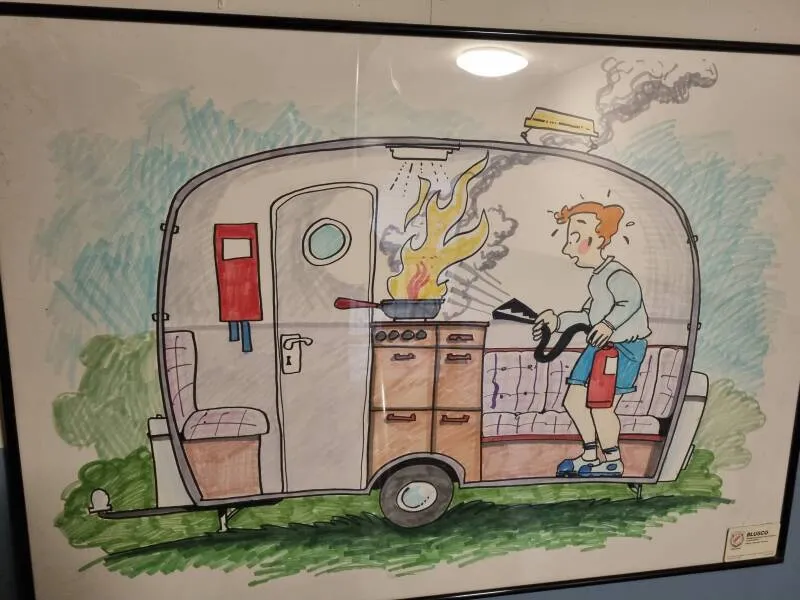 Tekening van de Pipowagen